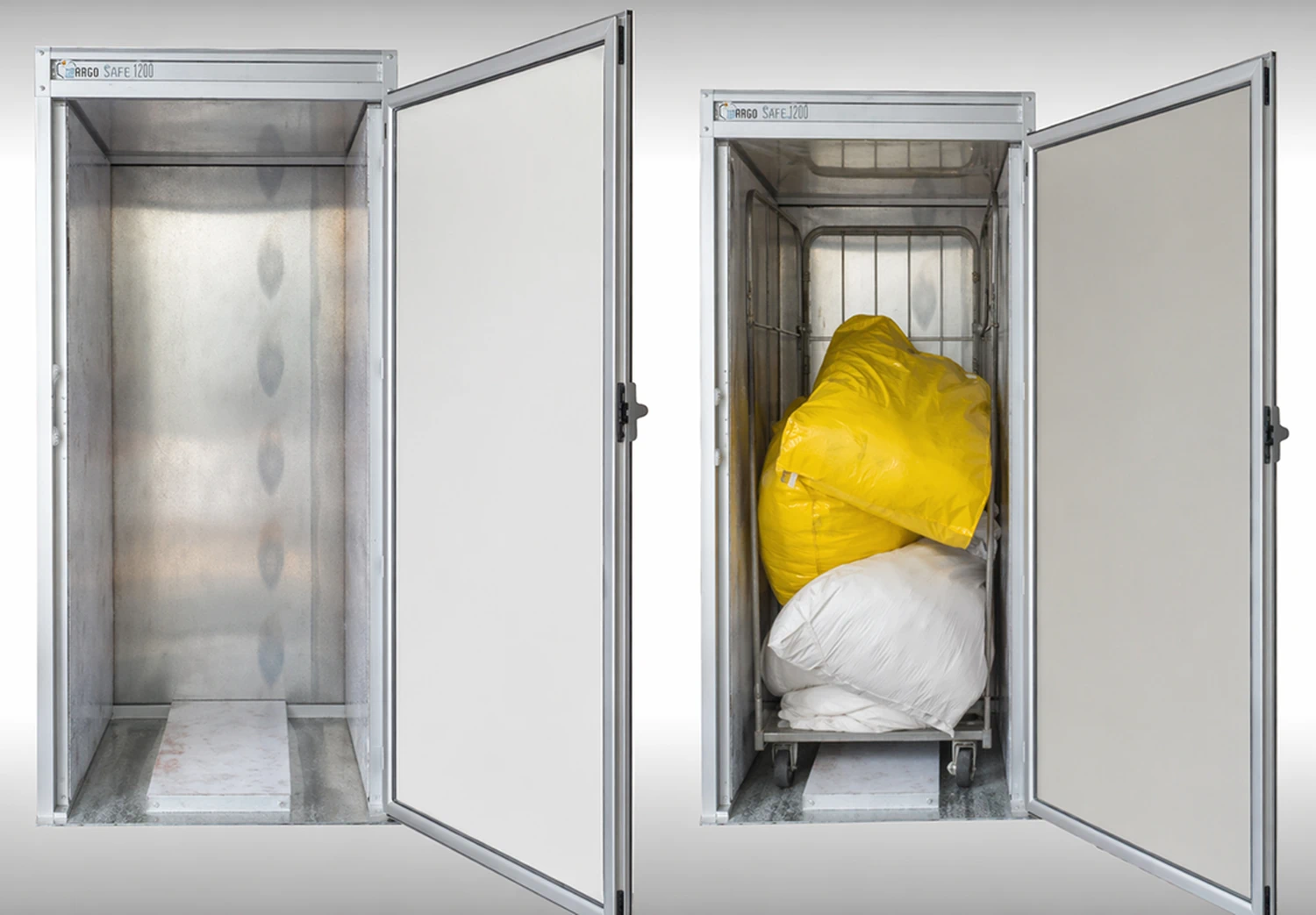 Cabina RFID UHF Argo Team per la lettura dei Roll Container
