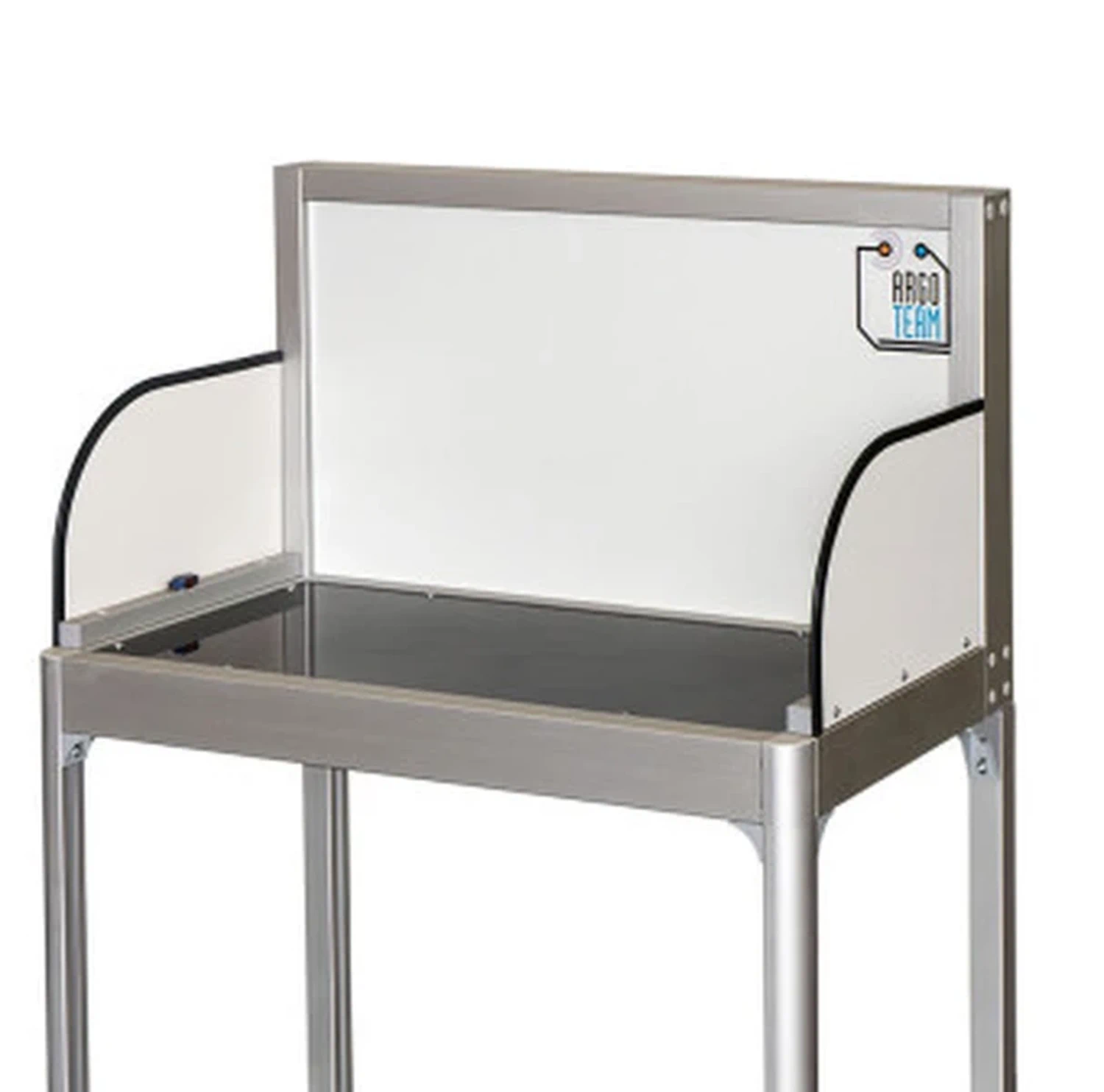 Mobiletto tecnico Argo con schermatura per la lettura RFID della biancheria