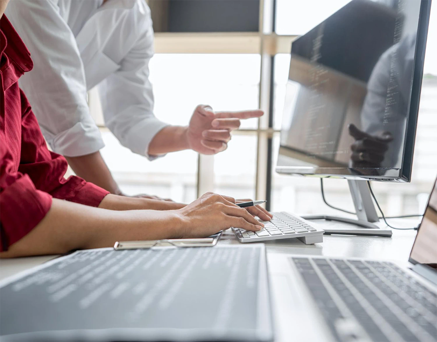 Il team di Argo Team al lavoro su una soluzione su misura